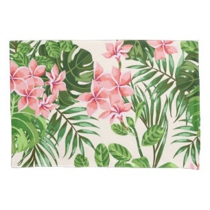 Flower pattern pillowcase