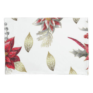 Flower pattern pillowcase