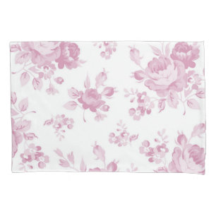 Flower pattern pillowcase