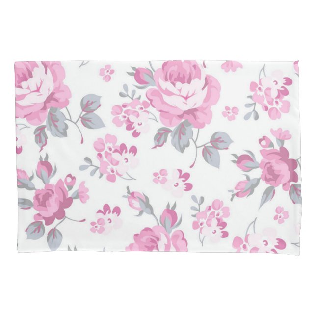 Flower pattern pillowcase (Front)