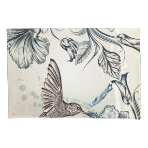 Flower pattern pillowcase