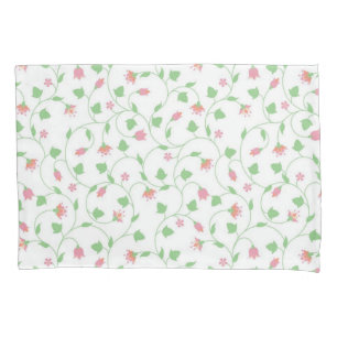 Flower pattern pillowcase