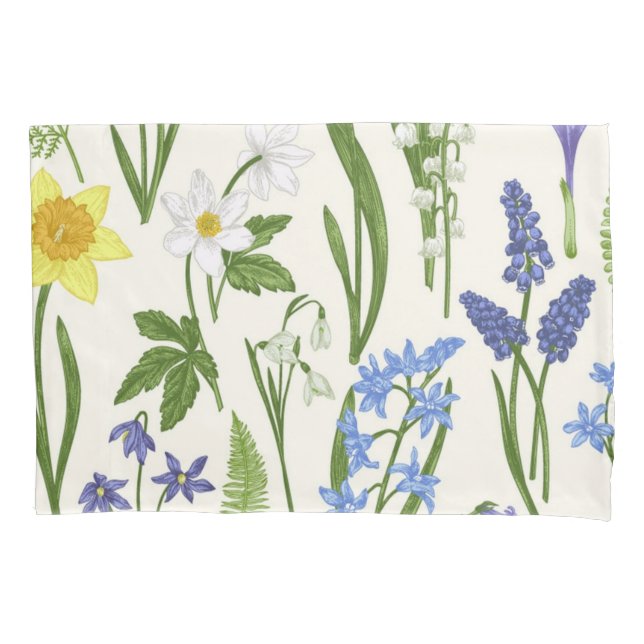 Flower pattern pillowcase (Front)