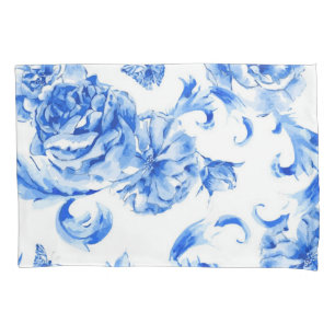 Flower pattern pillowcase