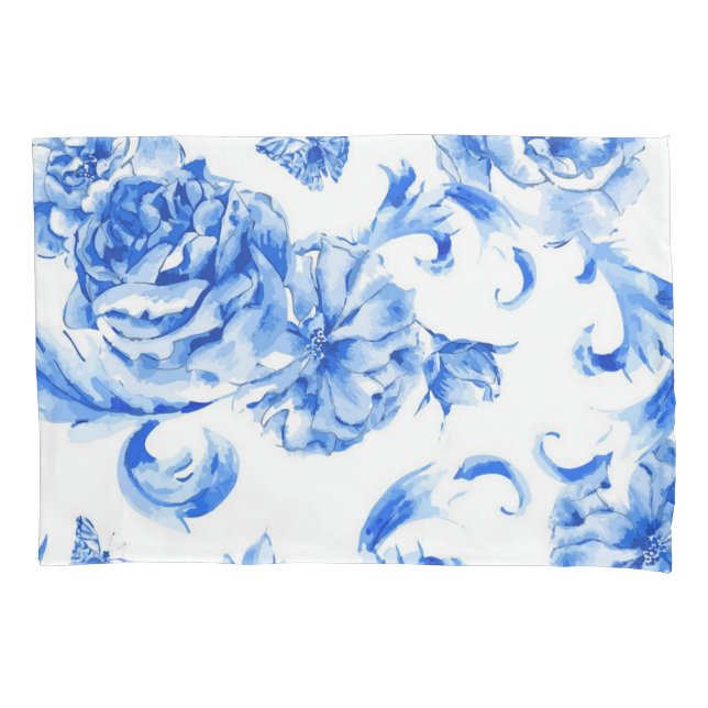 Flower pattern pillowcase (Front)