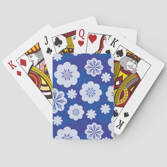 flower pattern playing cards (Back)