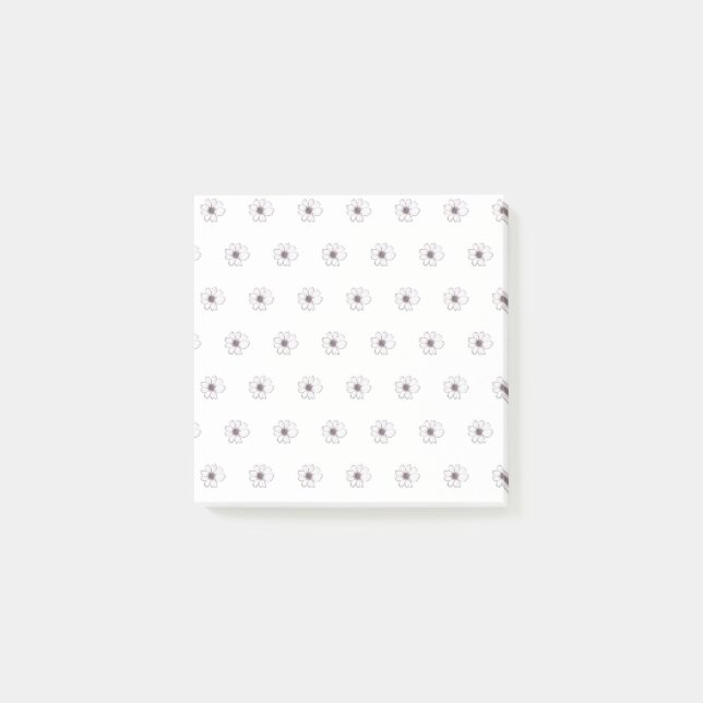 Flower Pattern Post-it Notes (Front)