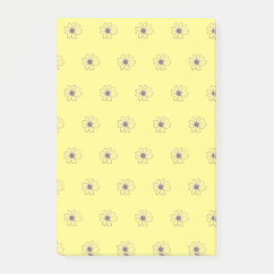 Flower Pattern Post-it Notes