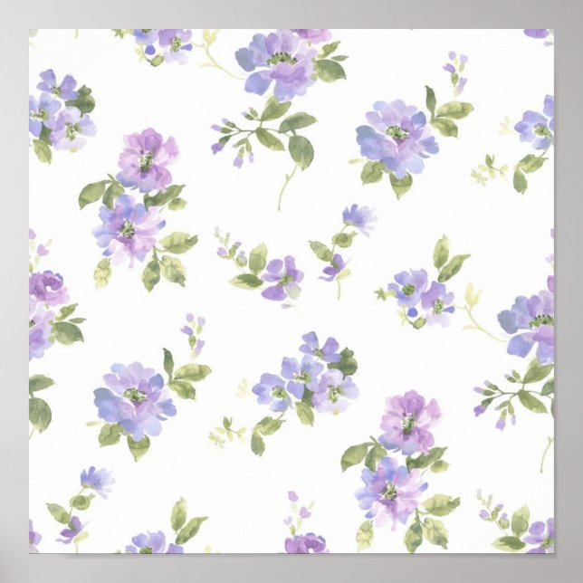 Flower pattern poster (Front)