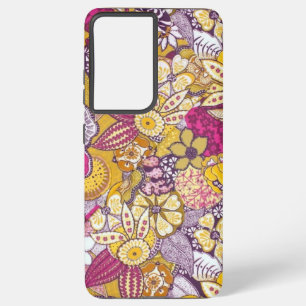 Flower pattern samsung galaxy case