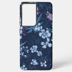 Flower pattern samsung galaxy case