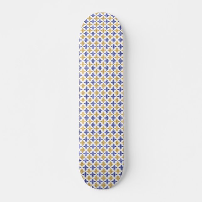 Flower Pattern Skateboard (Front)