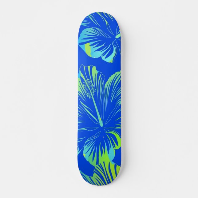 Flower pattern skateboard (Front)