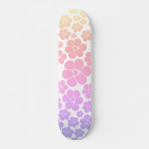 Flower Pattern - Skateboard