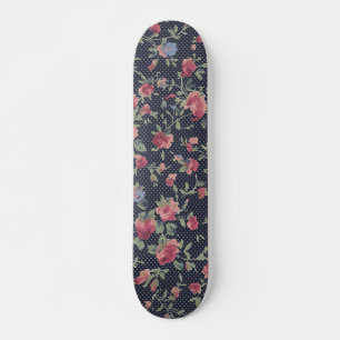 Flower Pattern Skateboard, 7¾" Deck Skateboard