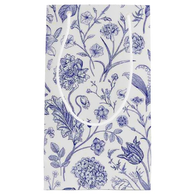 Flower pattern small gift bag (Front)