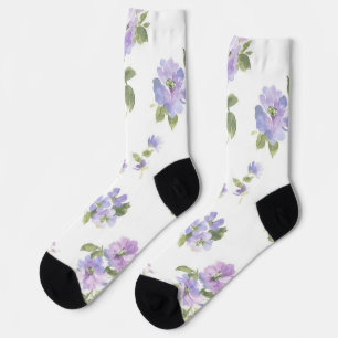 Flower pattern socks