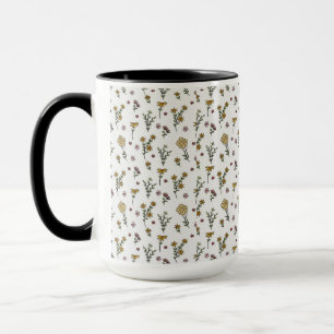 Flower Pattern Spring Floral Combo Mug