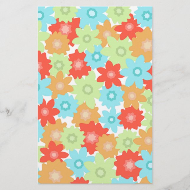 FLOWER PATTERN STATIONERY (Front)