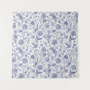 Flower pattern tapestry