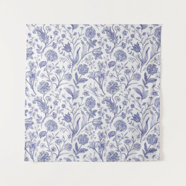 Flower pattern tapestry (Front)