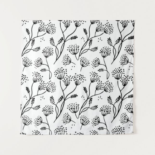 Flower pattern tapestry (Front)