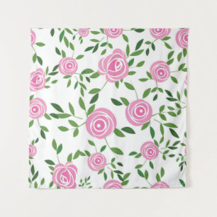 Flower pattern tapestry