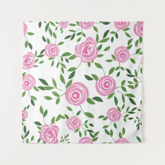 Flower pattern tapestry (Front)