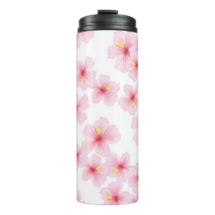 Flower pattern thermal tumbler