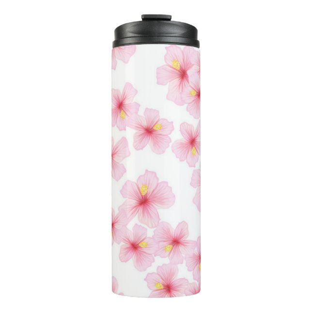 Flower pattern thermal tumbler (Front)
