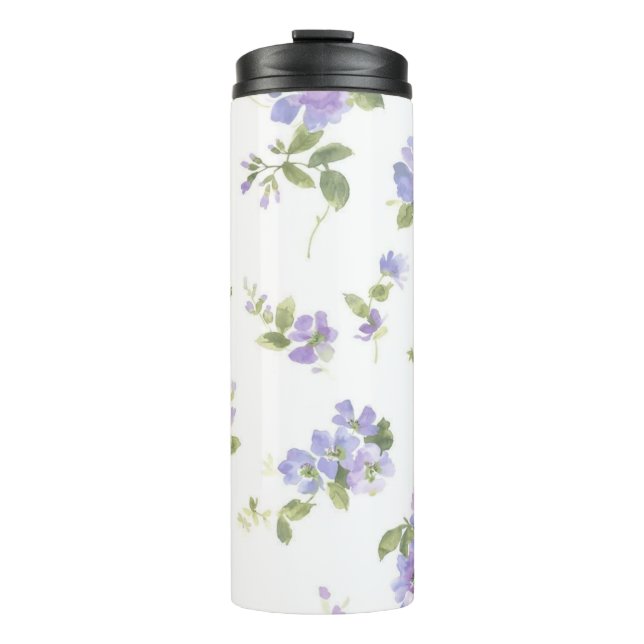Flower pattern thermal tumbler (Front)