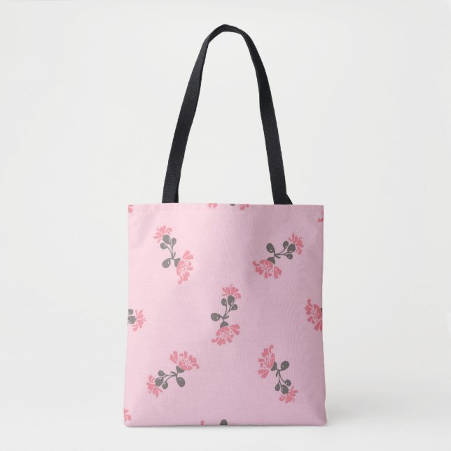 Flower pattern tote bag (Front)