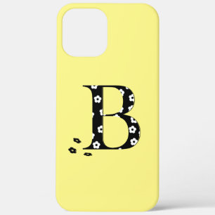 flower Patterned Letter B iPod Touch Cover
