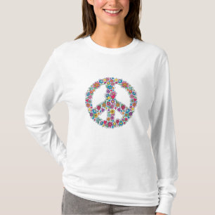 Flower Peace Sign T-Shirt