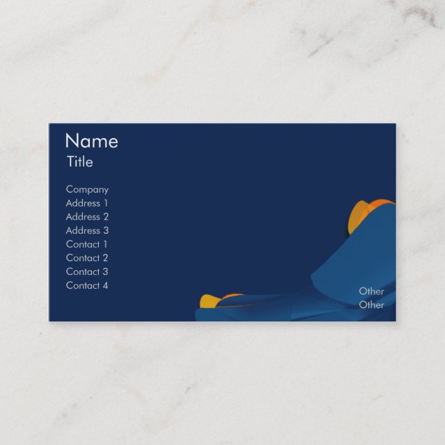 Flower Peel - Business Card (Front)