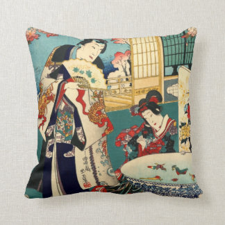Flower Performance 1862 Diptych Cushion