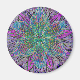 Flower Petal Mandala Magnet