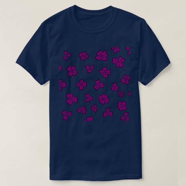 flower petal pattern T-Shirt (Design Front)