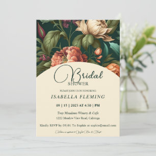 Flower Petals Bridal Shower Invitation