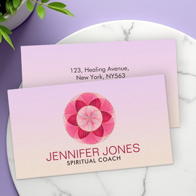 Flower Petals - seed of life  Business Card (Creator Uploaded)