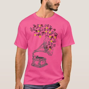 Flower phonograph  T-Shirt