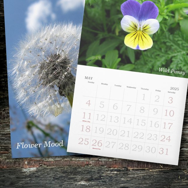 Flower photo calendar (Flower photo calendar)