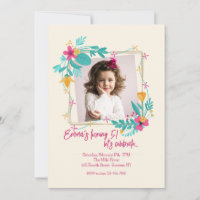 Flower Photo Frame for Girls