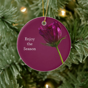 Flower Photo Ornament 