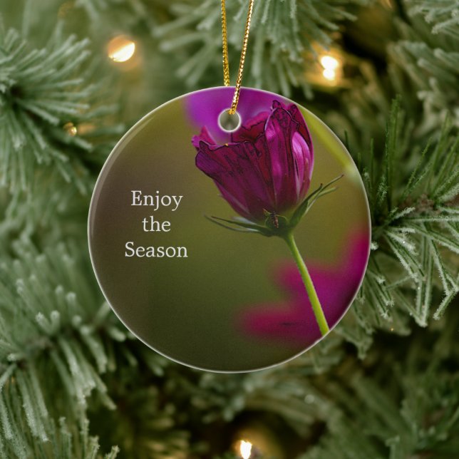 Flower Photo Ornament  (Tree)