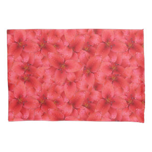 Flower Photo Red Garden Lilies Pillowcase