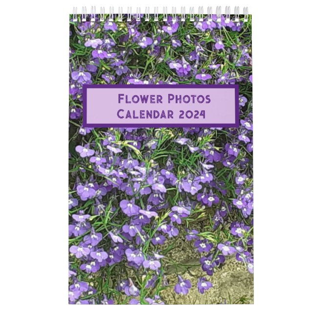 Flower Photos Calendar 2024 (Cover)
