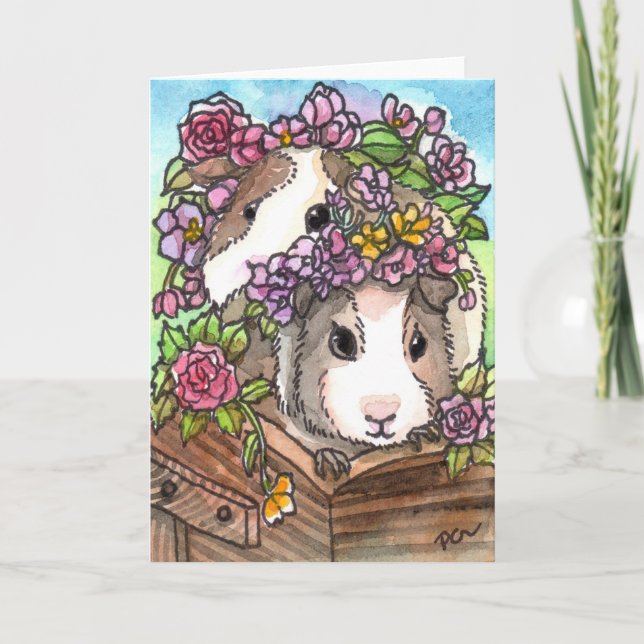 Flower Piggies Card (Front)