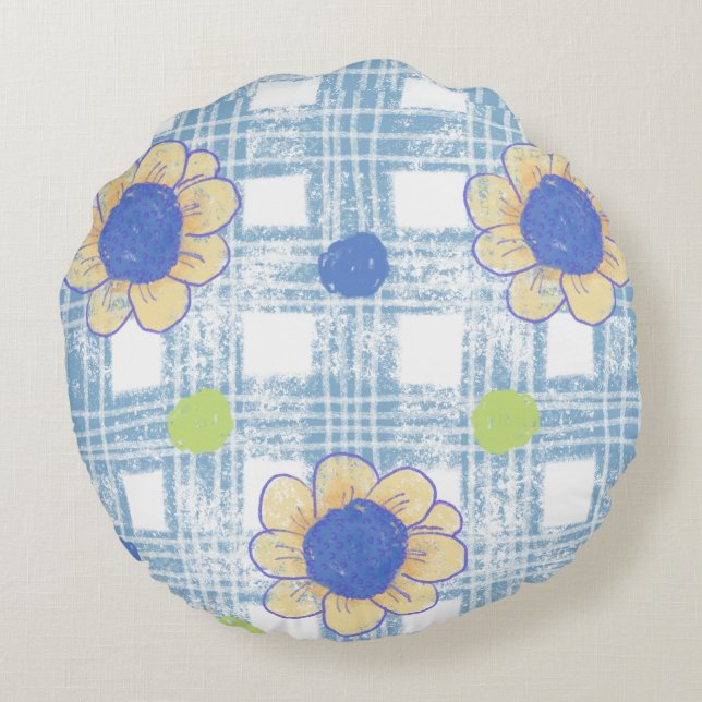 Flower pillow (Back)