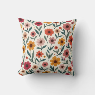 Flower pillow cushion